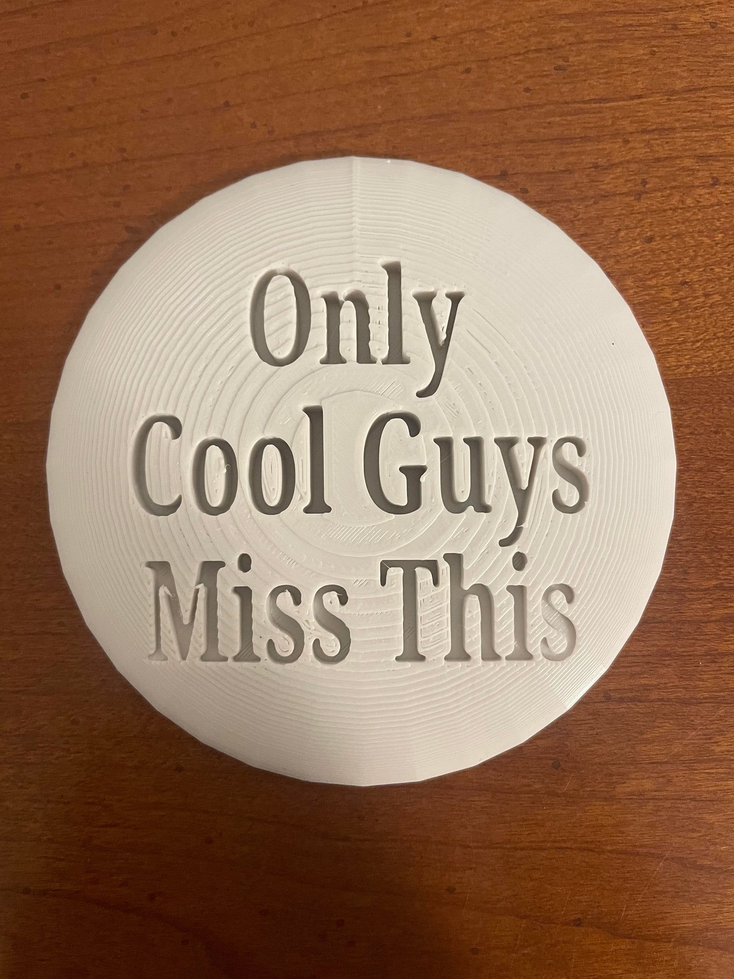 Only Cool Guys Miss This Disc Golf Mini