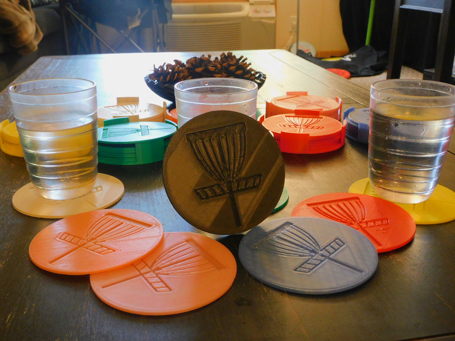Disc Golf Coasters