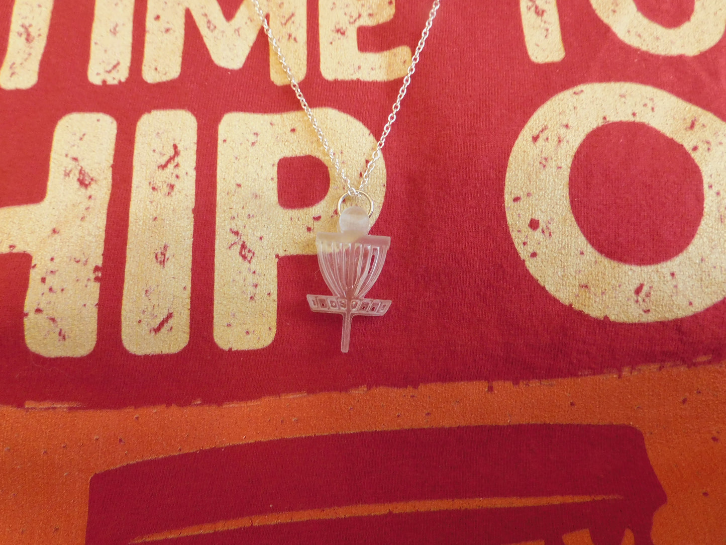 Disc Golf Basket Necklace