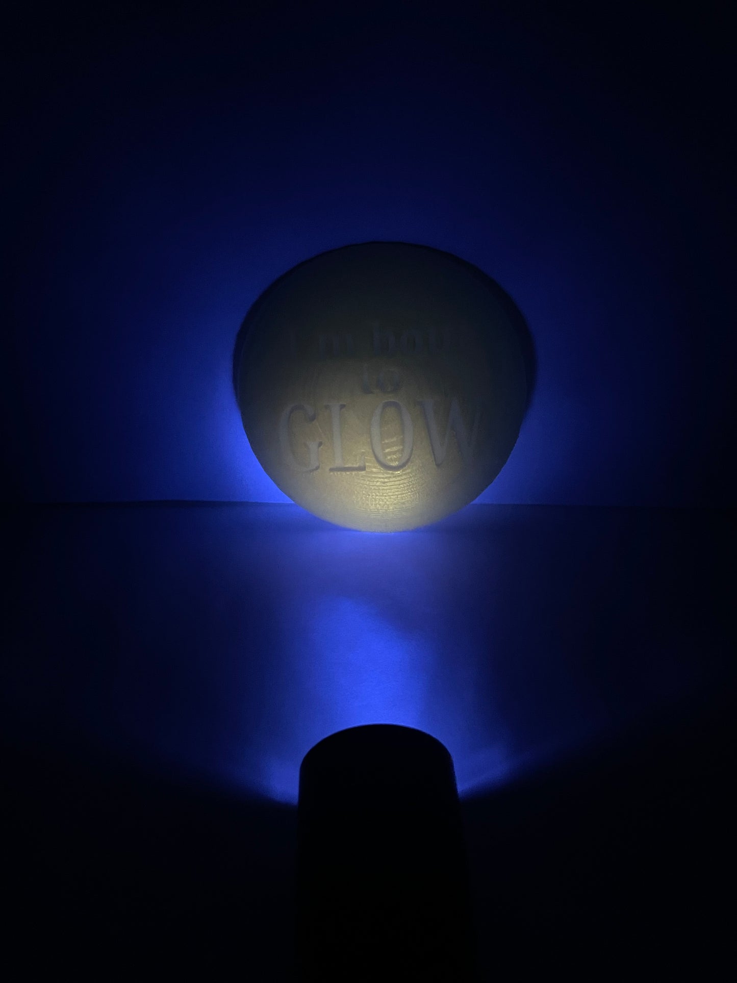 Glow in the Dark Disc Golf Mini