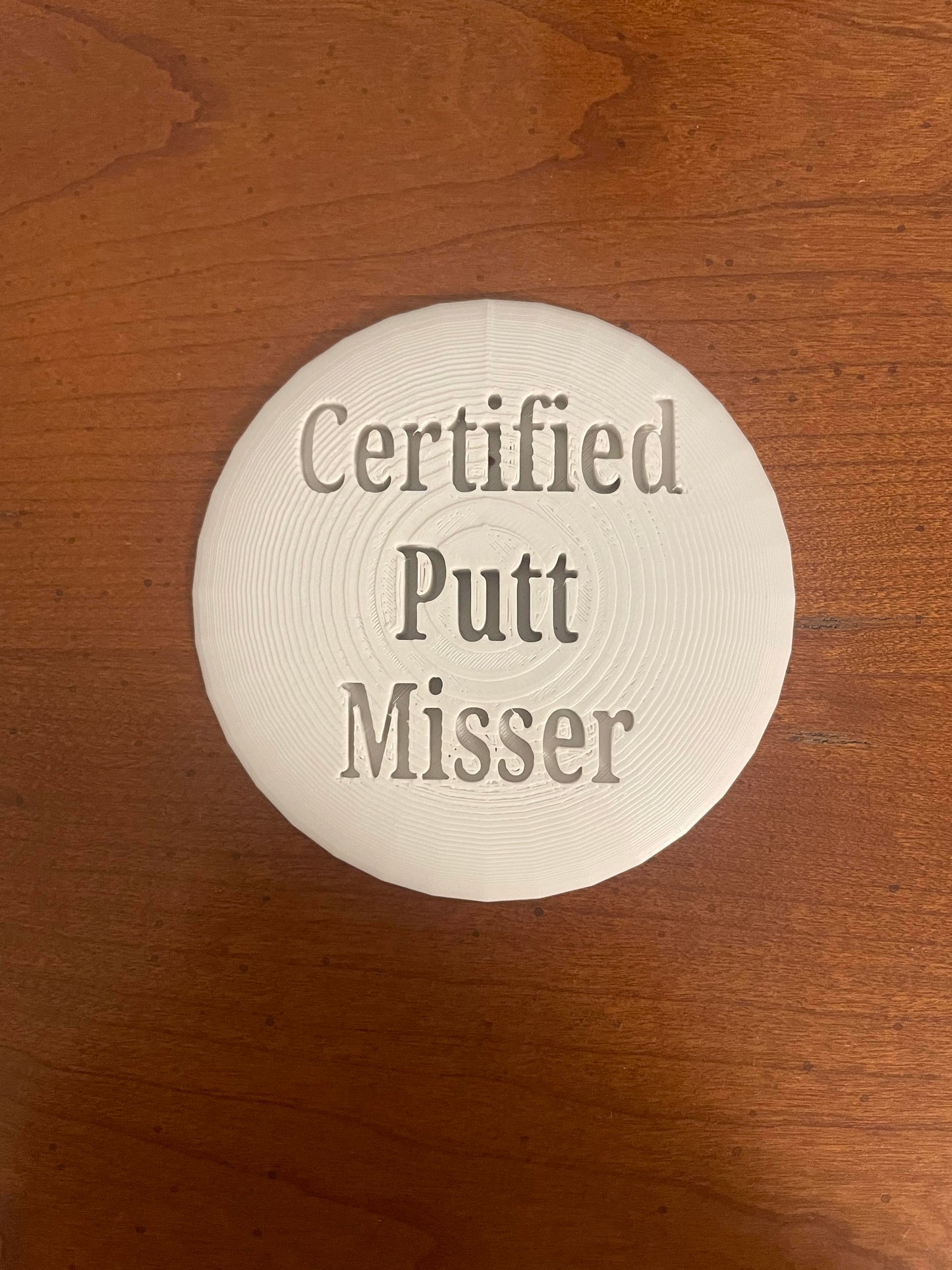 Certified Putt Misser Disc Golf Mini