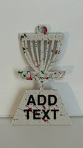 Customizable Disc Golf Basket Christmas Ornament