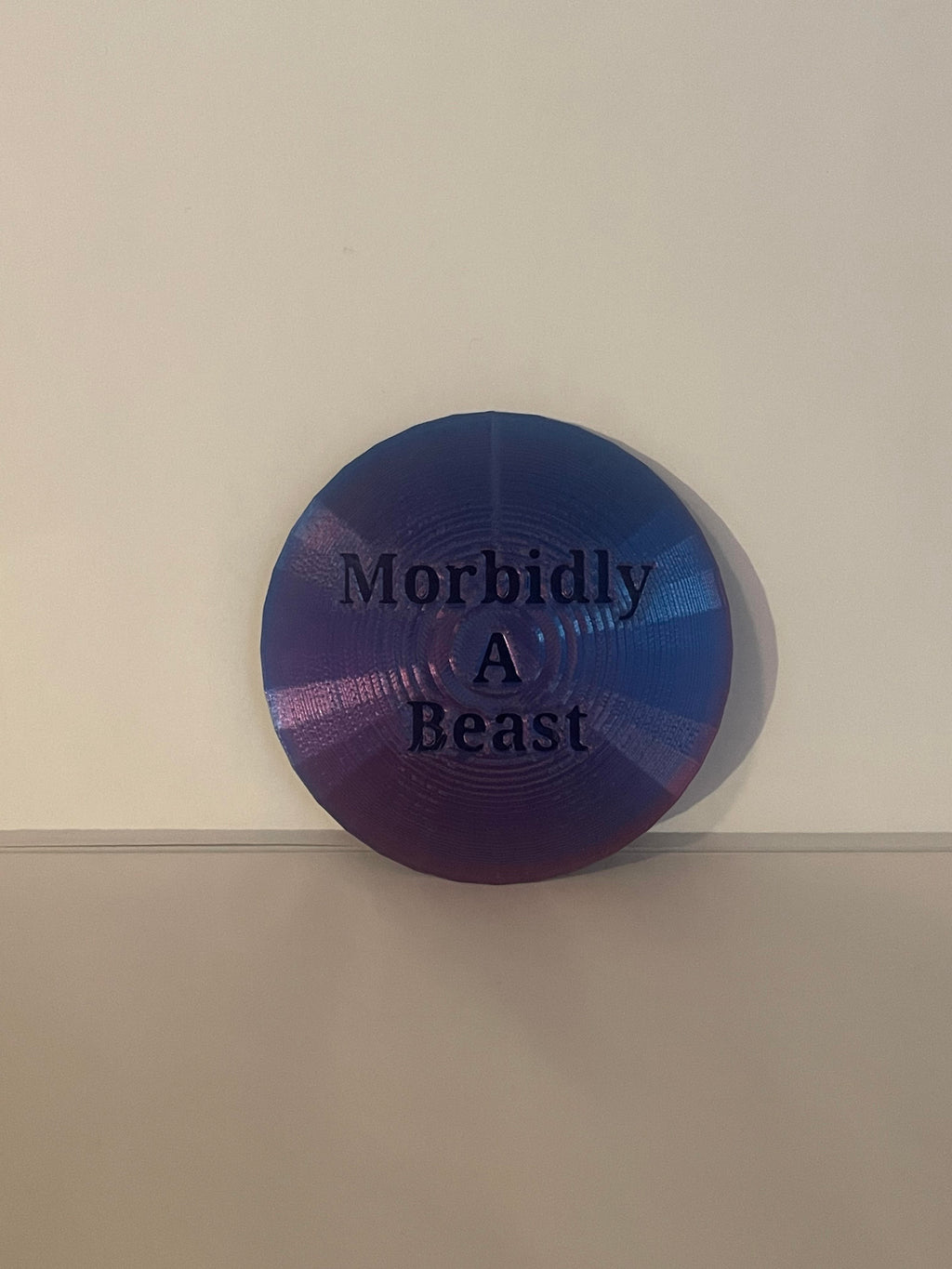 Morbidly A Beast Disc Golf Mini