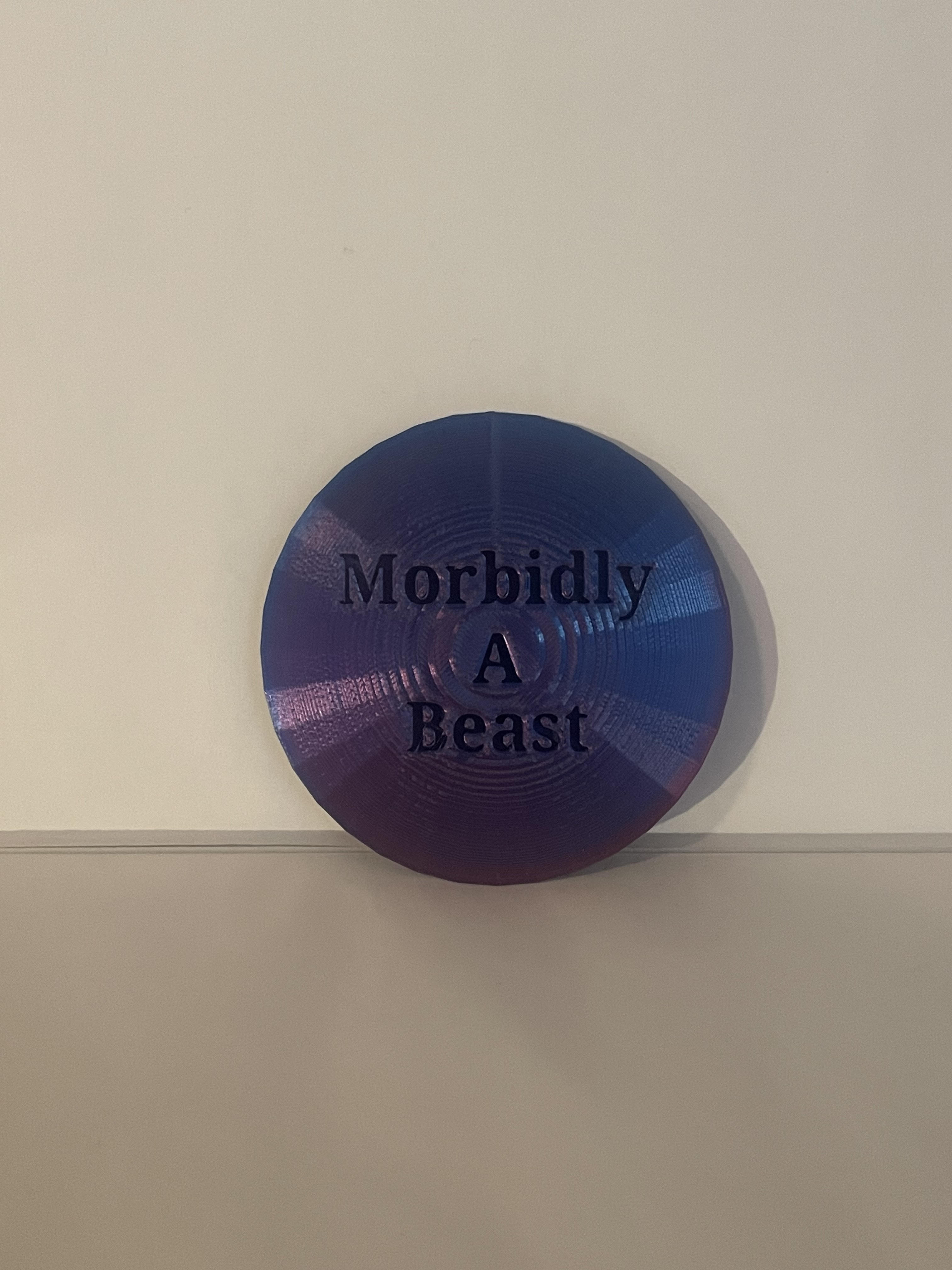Morbidly A Beast Disc Golf Mini
