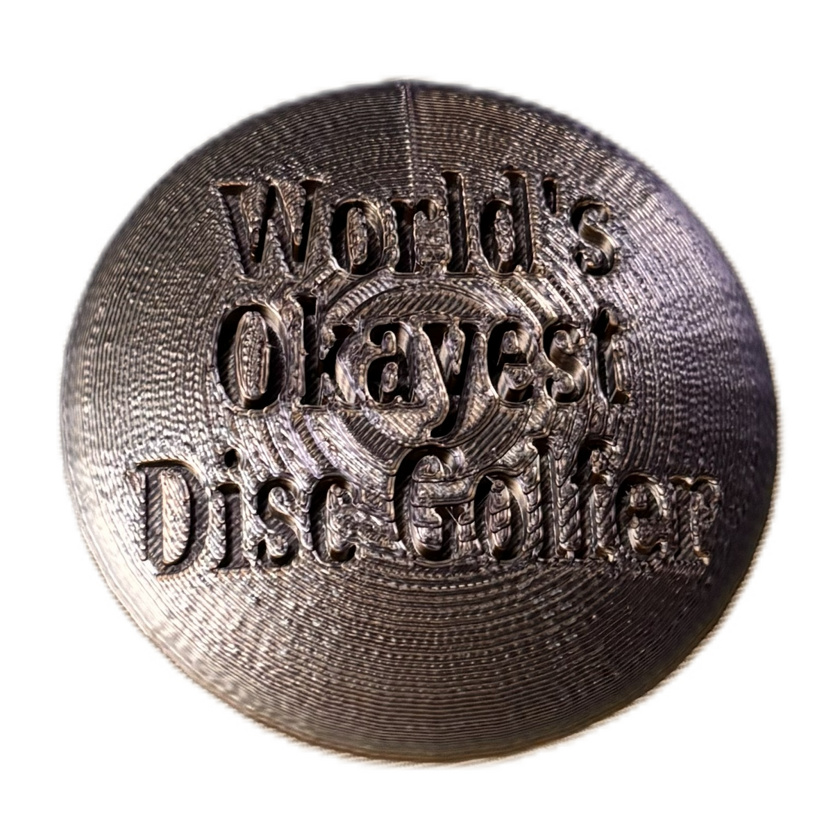 World's Okayest Disc Golfer Disc Golf Mini