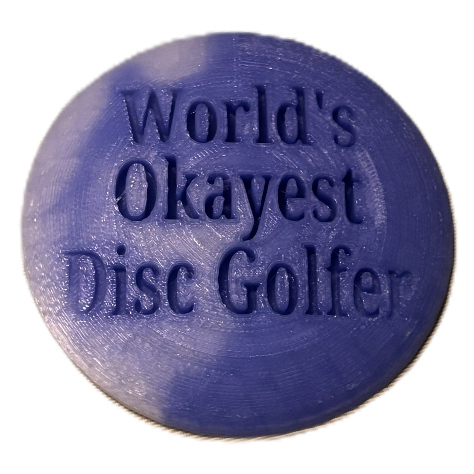 World's Okayest Disc Golfer Disc Golf Mini