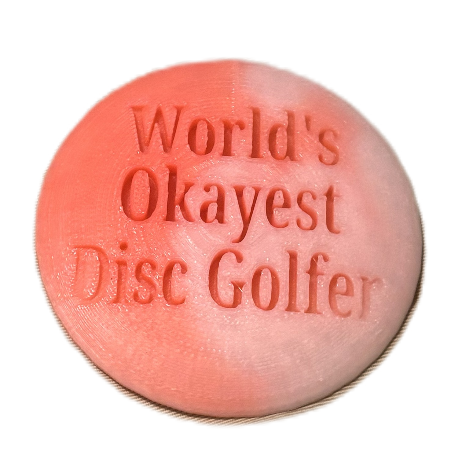 World's Okayest Disc Golfer Disc Golf Mini
