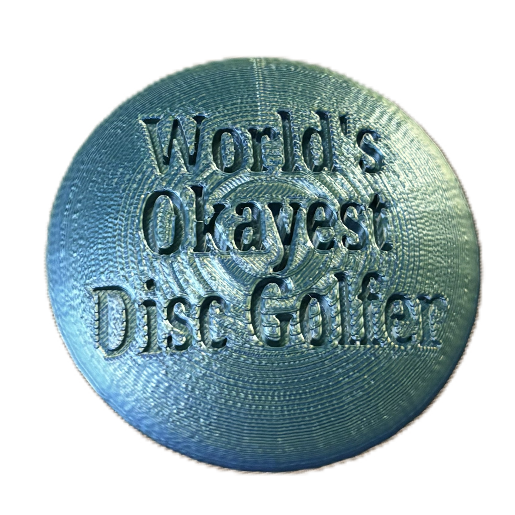 World's Okayest Disc Golfer Disc Golf Mini