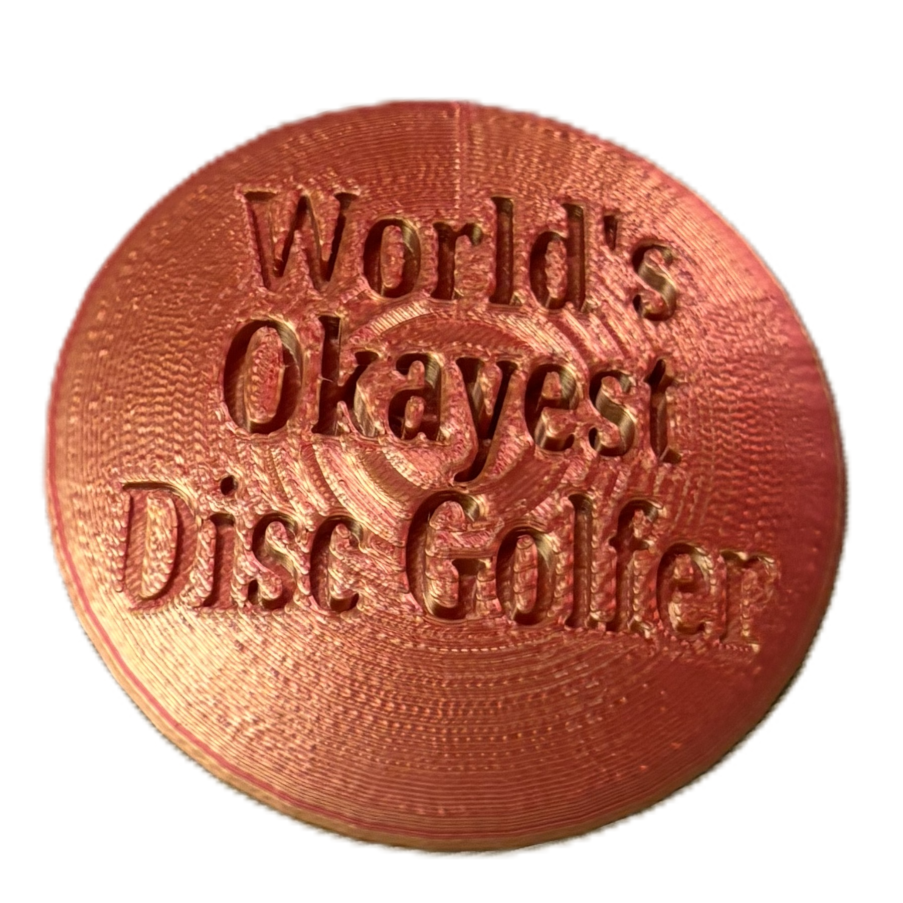 World's Okayest Disc Golfer Disc Golf Mini