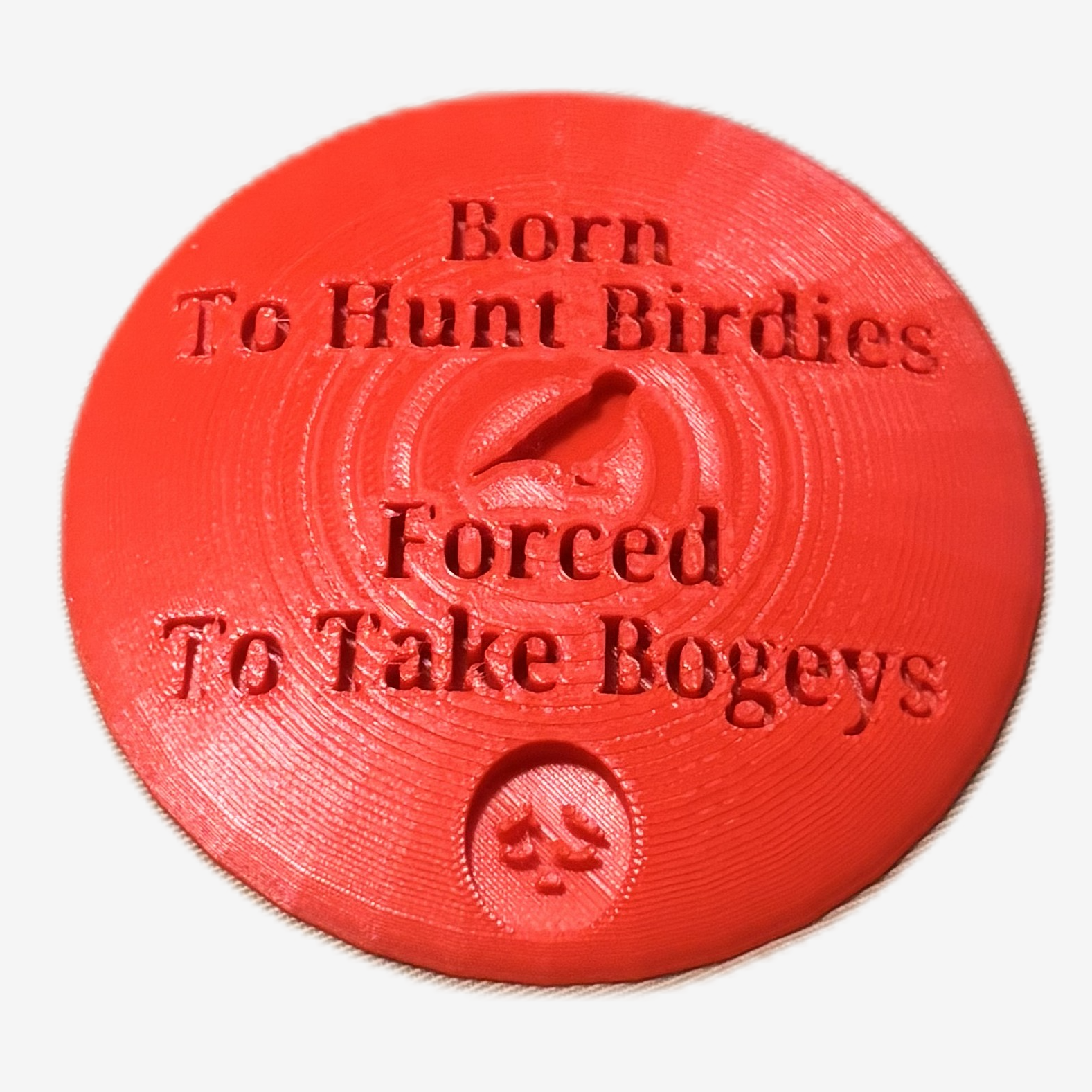 Born To Hunt Birdies Forced To Take Bogeys Disc Golf Mini