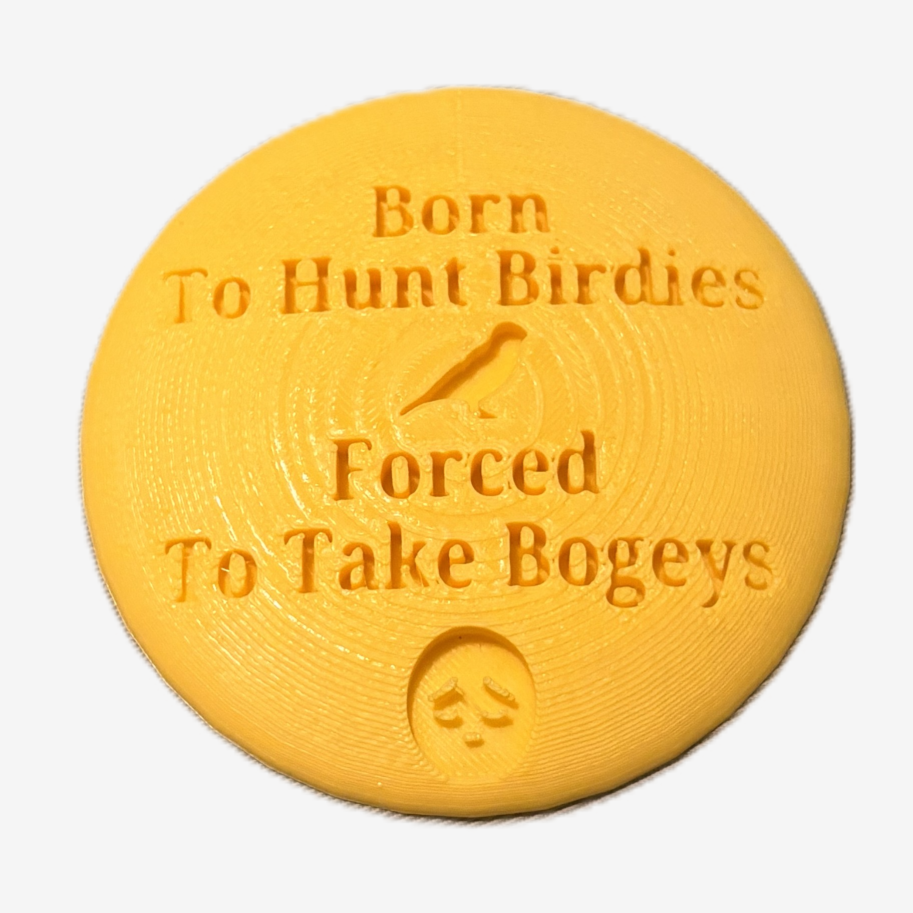 Born To Hunt Birdies Forced To Take Bogeys Disc Golf Mini