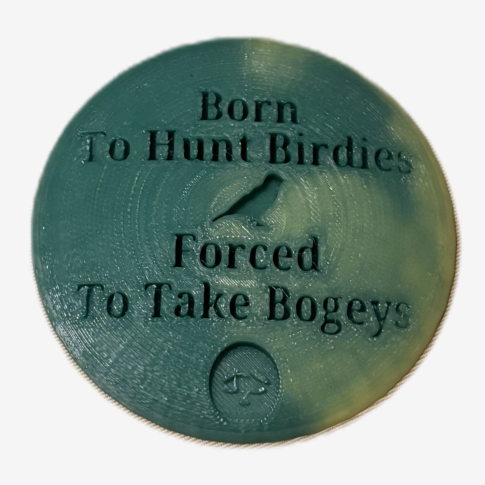 Born To Hunt Birdies Forced To Take Bogeys Disc Golf Mini