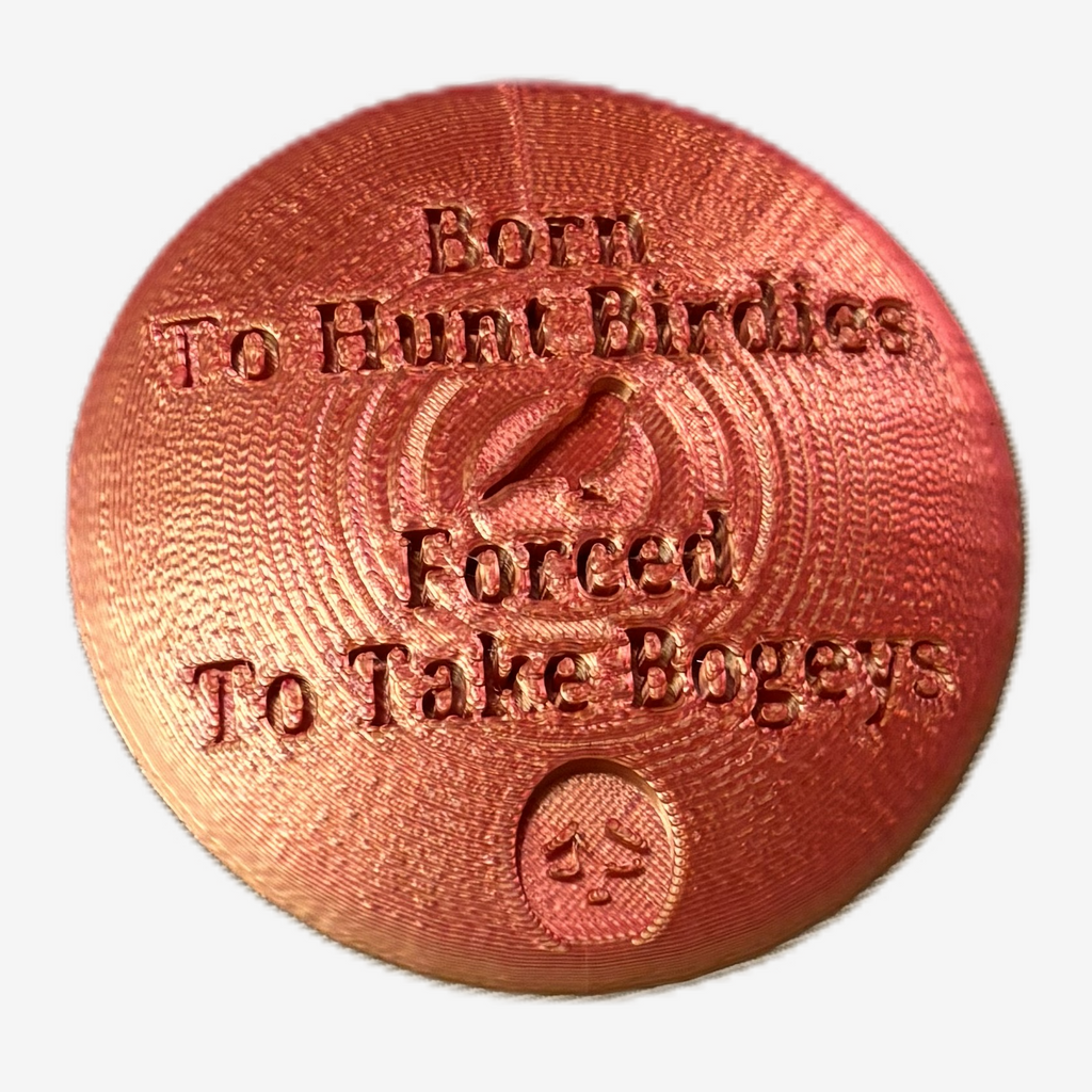 Born To Hunt Birdies Forced To Take Bogeys Disc Golf Mini