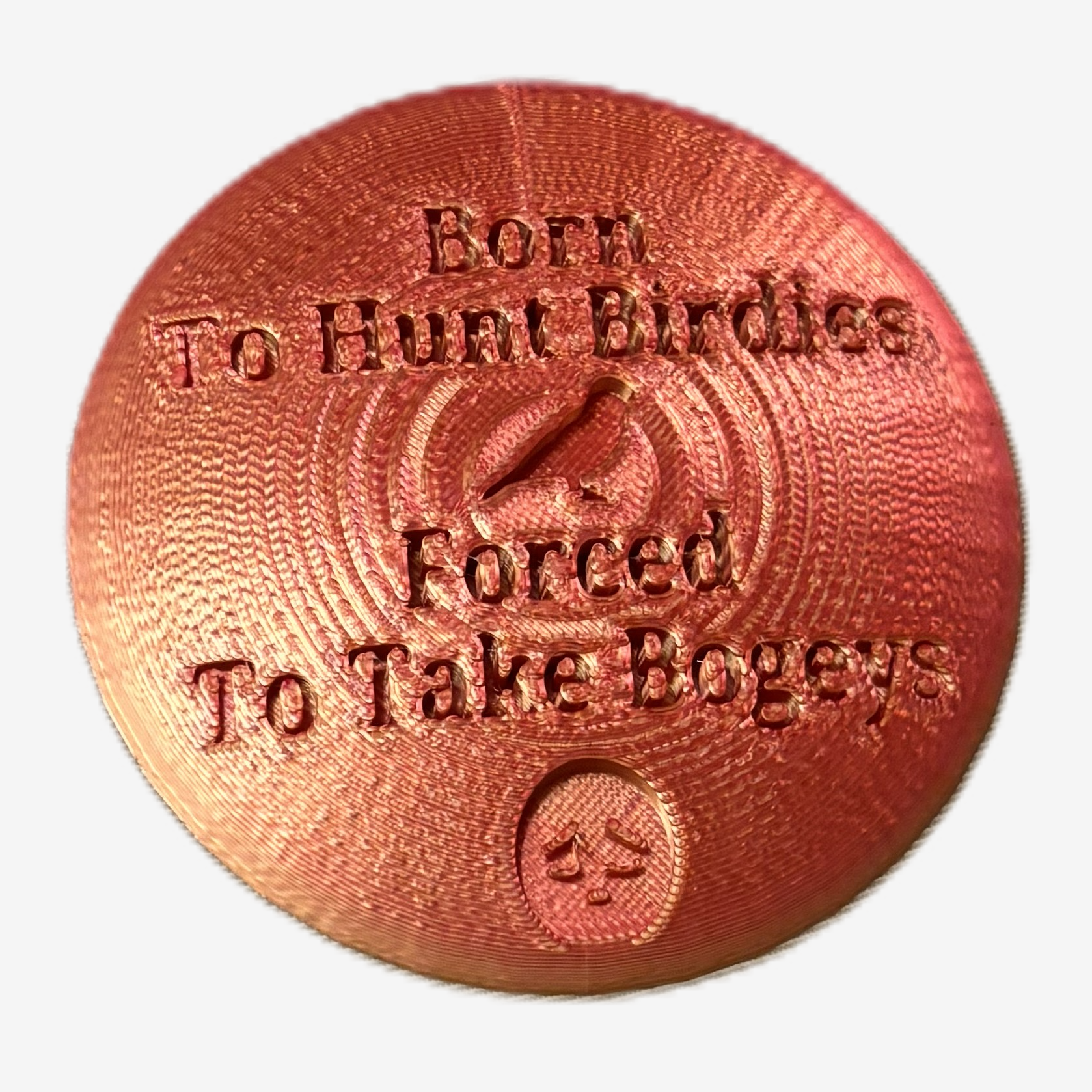 Born To Hunt Birdies Forced To Take Bogeys Disc Golf Mini