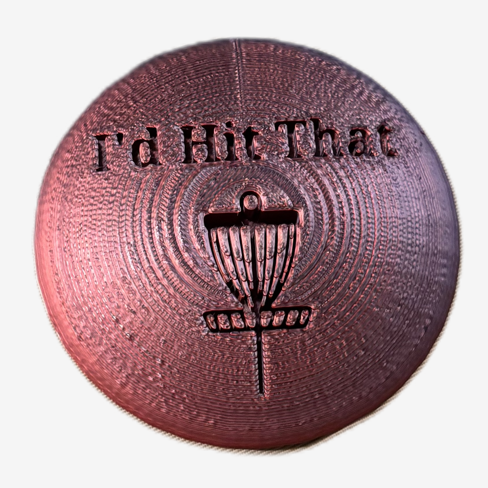 I'd Hit That Disc Golf Mini