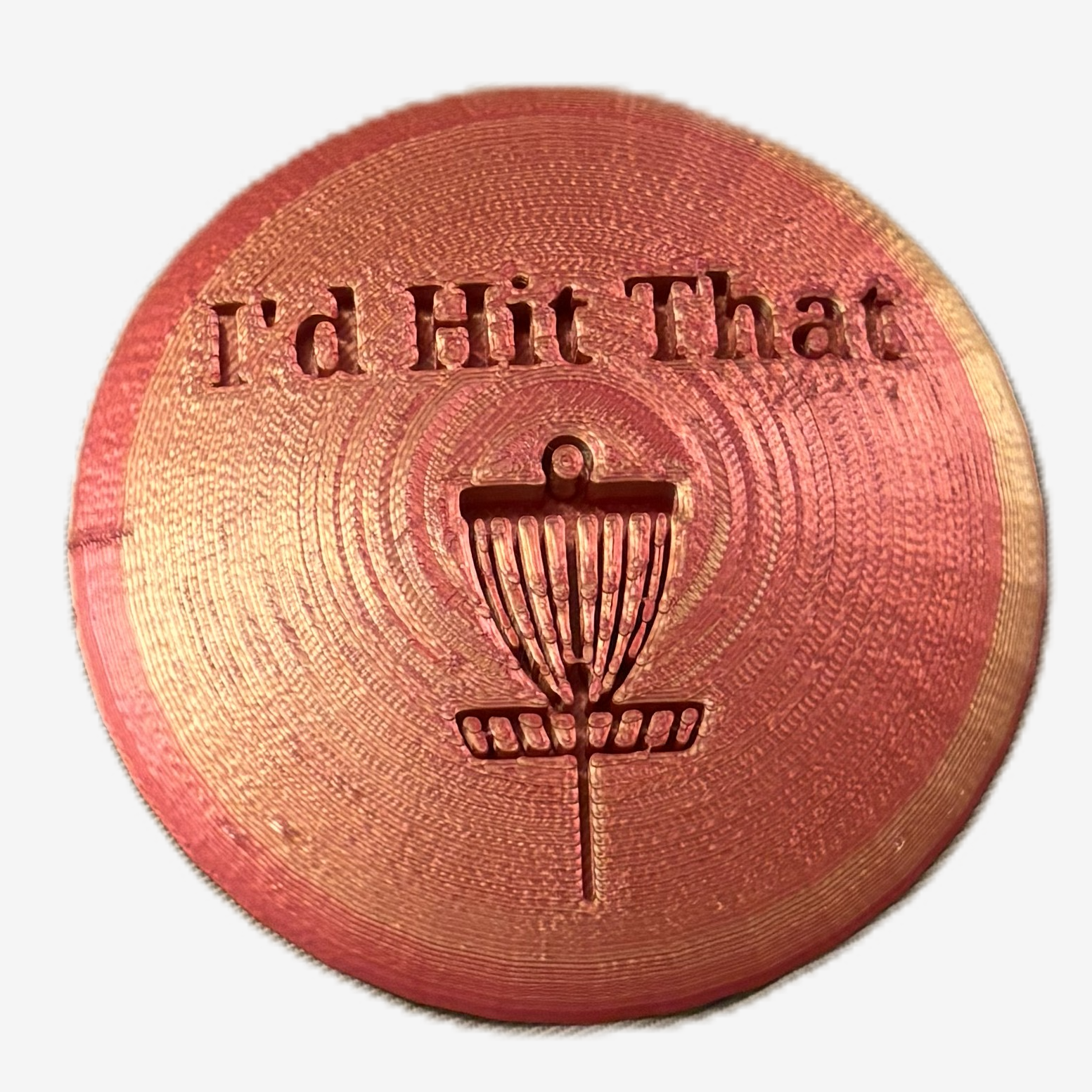 I'd Hit That Disc Golf Mini