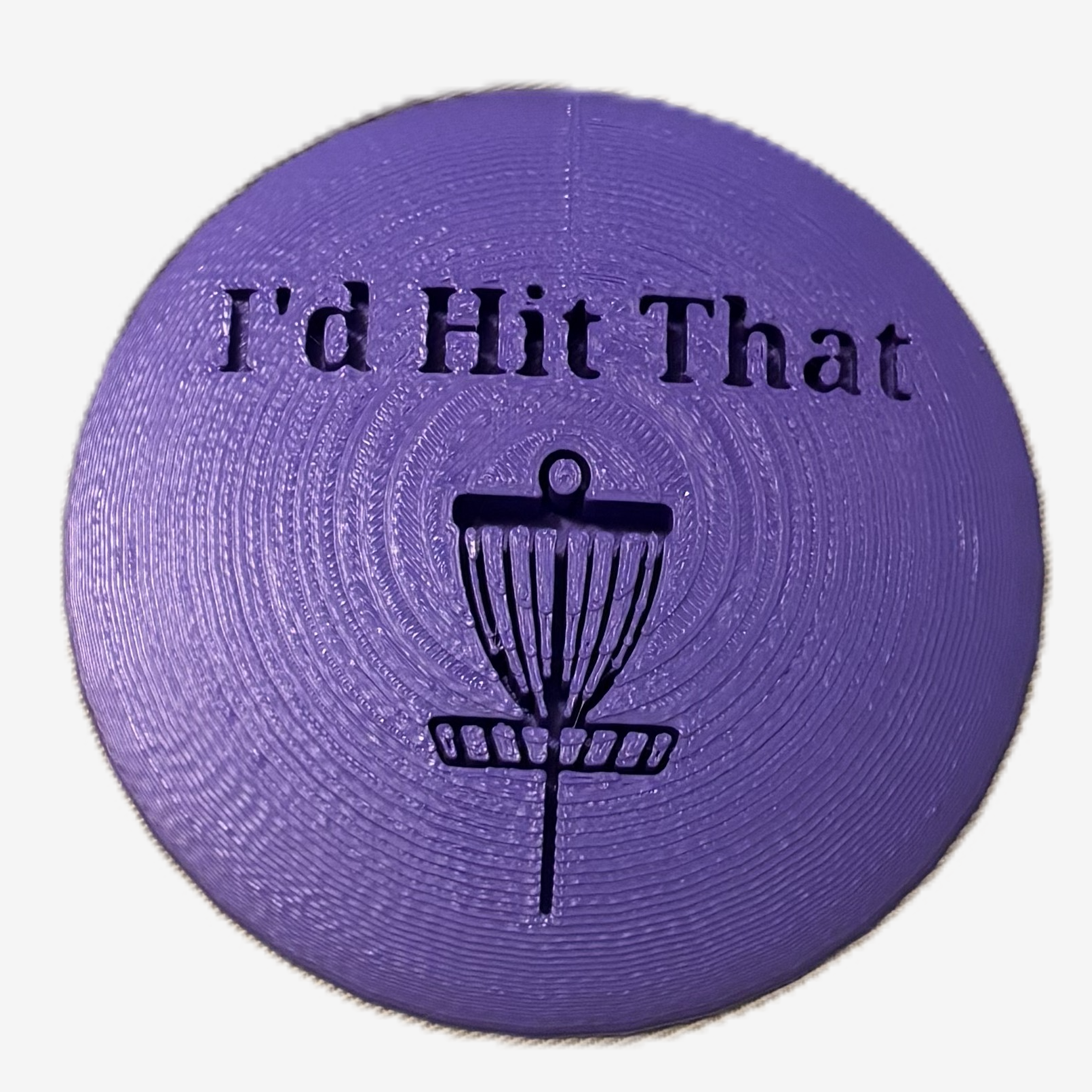 I'd Hit That Disc Golf Mini