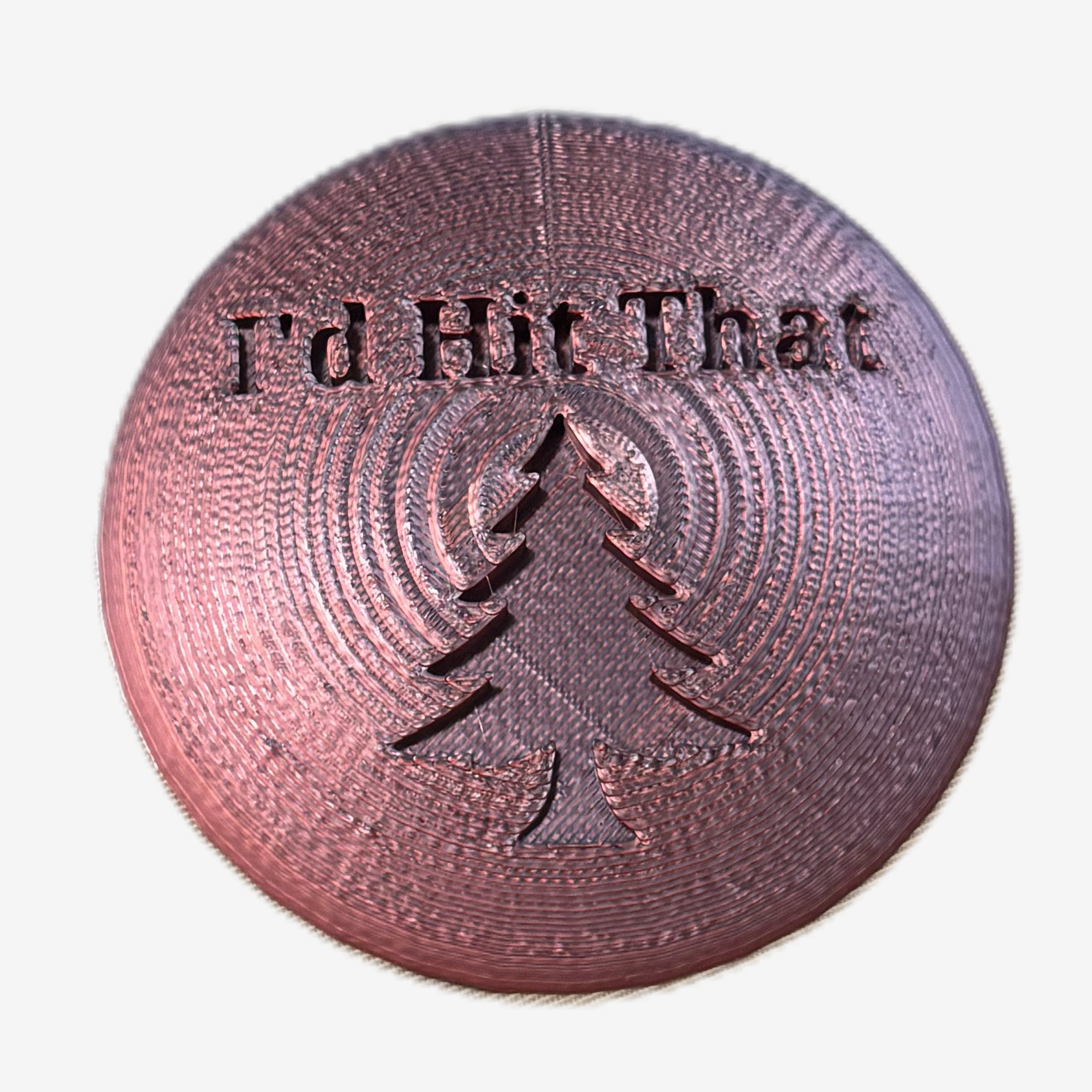 I'd Hit That Tree Disc Golf Mini