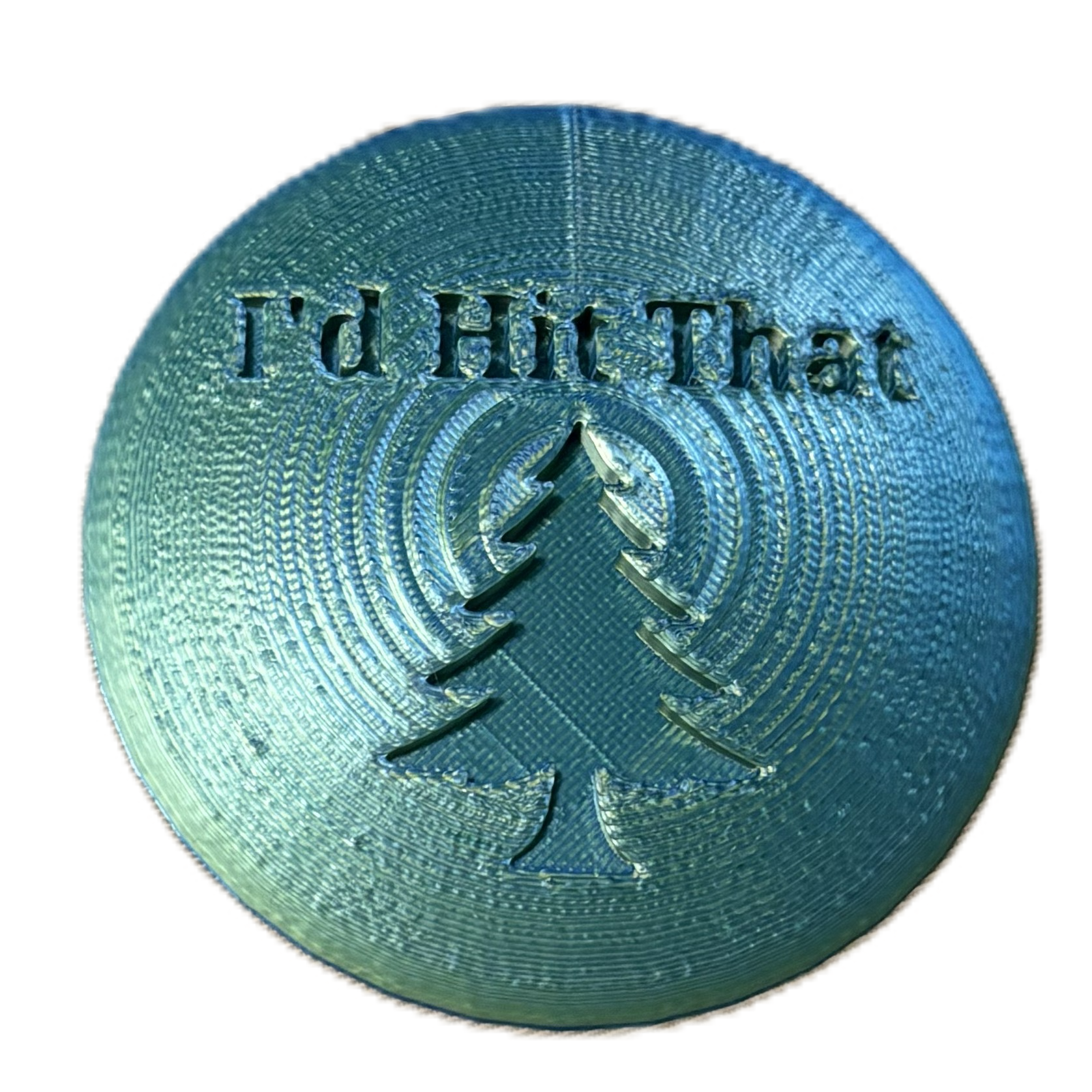 I'd Hit That Tree Disc Golf Mini