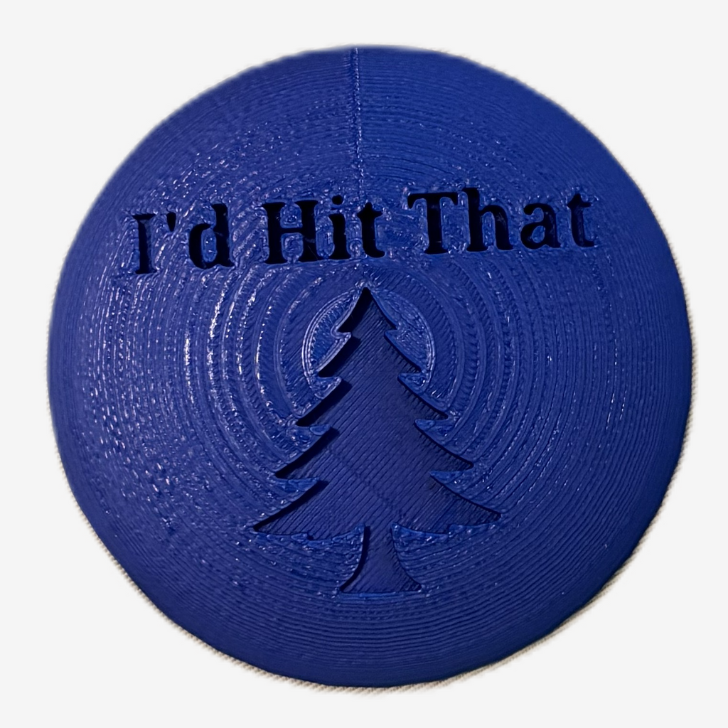 I'd Hit That Tree Disc Golf Mini