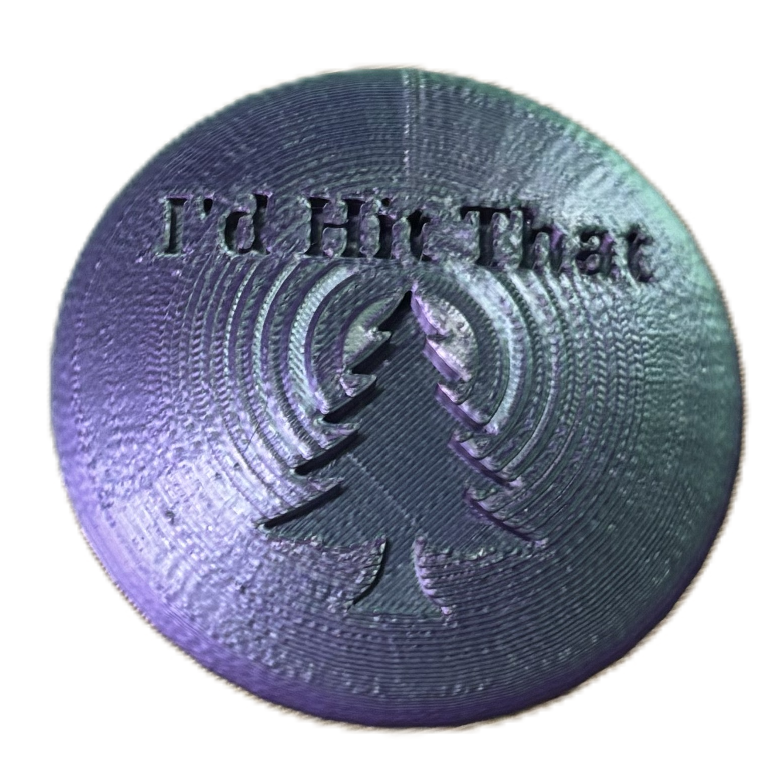 I'd Hit That Tree Disc Golf Mini