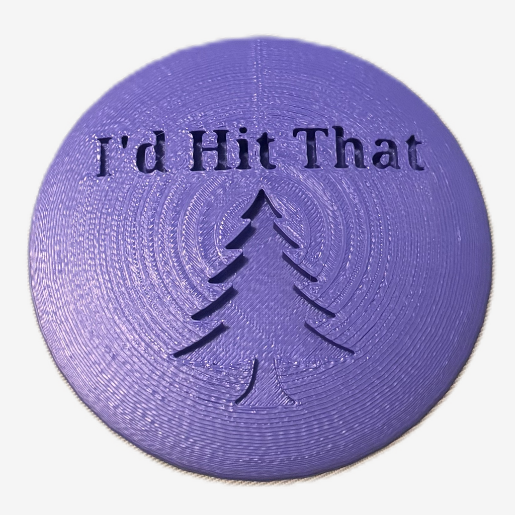 I'd Hit That Tree Disc Golf Mini