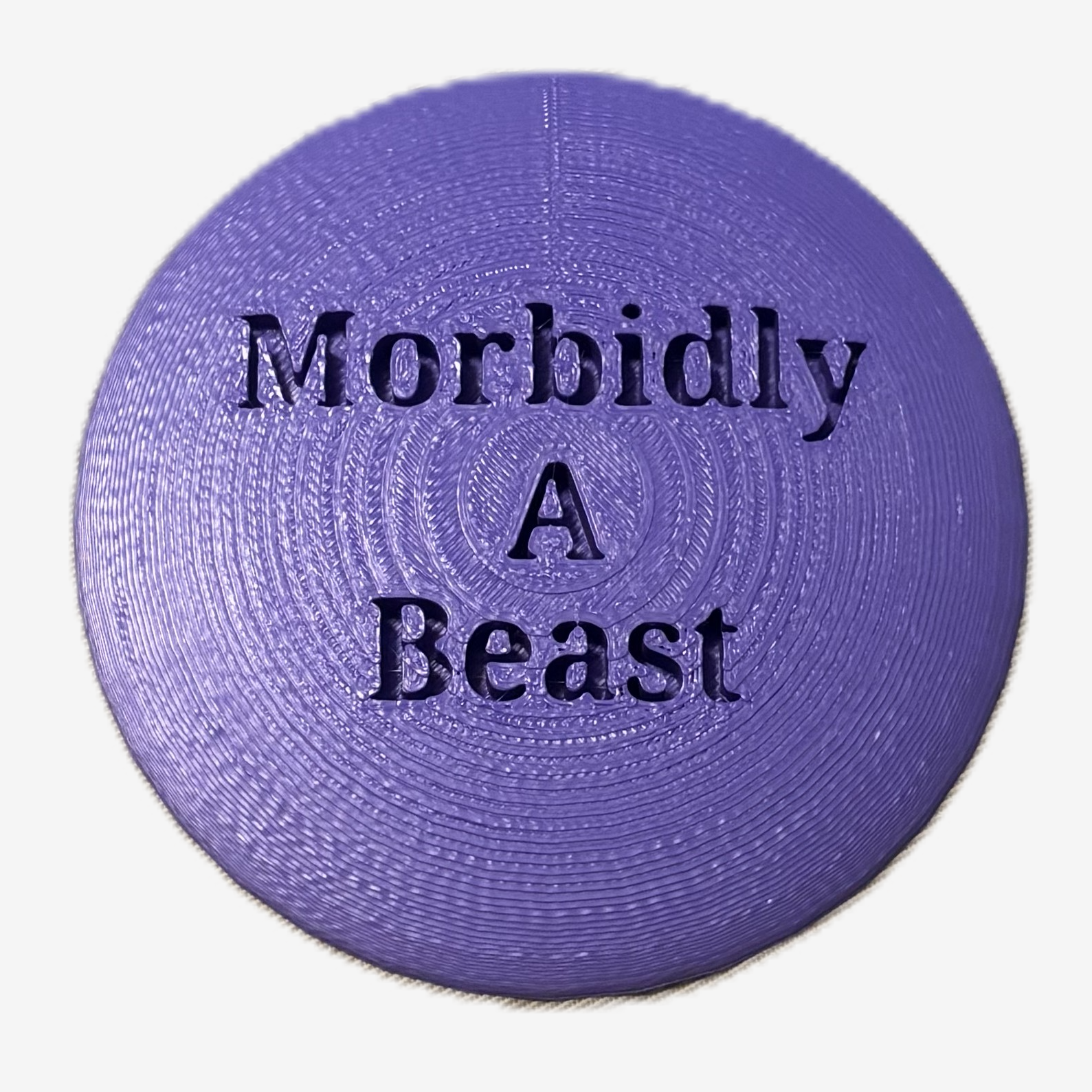 Morbidly A Beast Disc Golf Mini