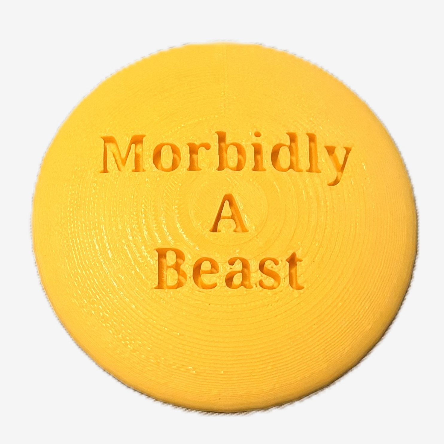 Morbidly A Beast Disc Golf Mini