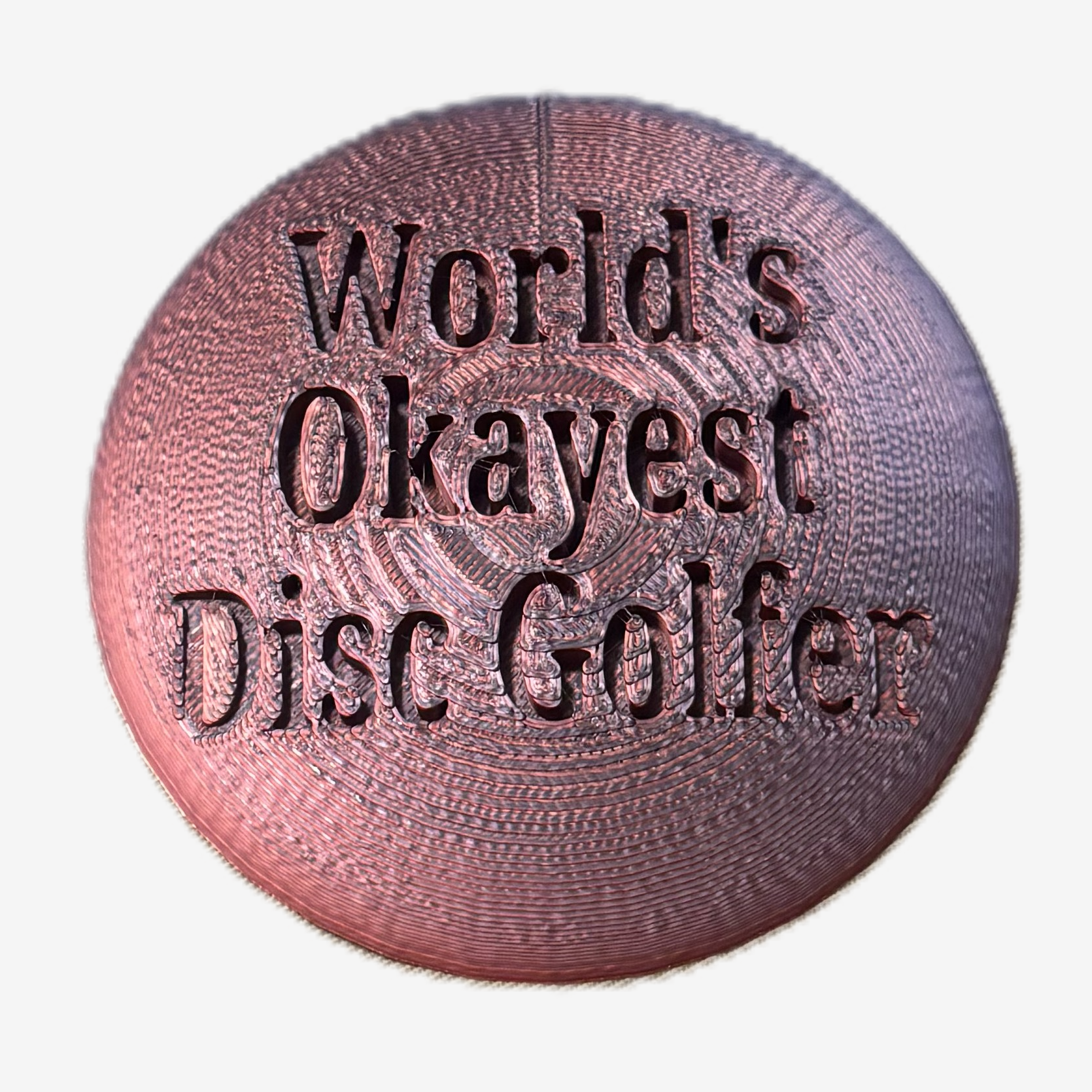 World's Okayest Disc Golfer Disc Golf Mini