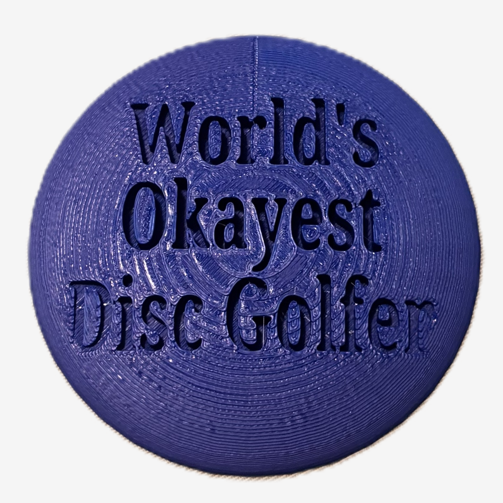 World's Okayest Disc Golfer Disc Golf Mini