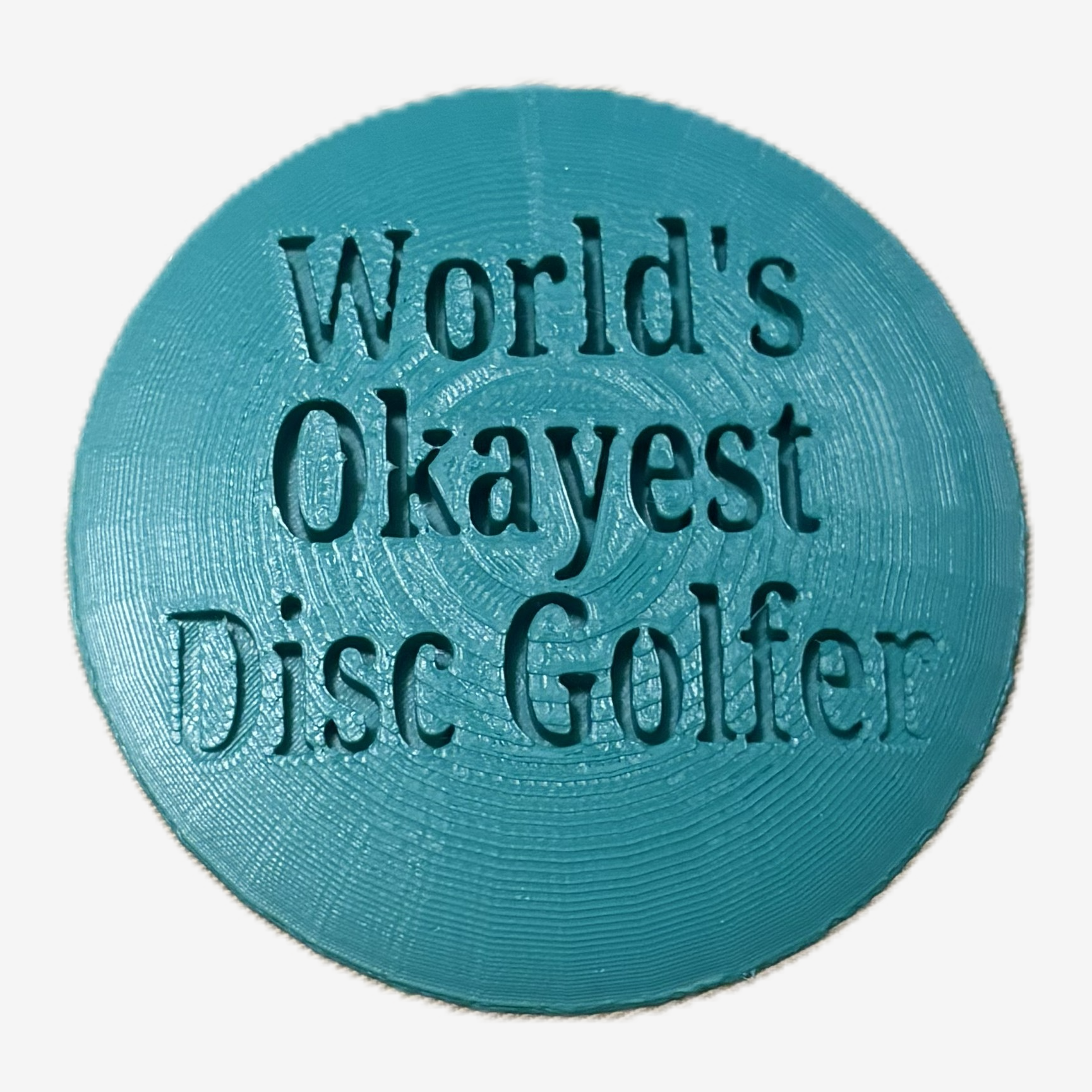 World's Okayest Disc Golfer Disc Golf Mini