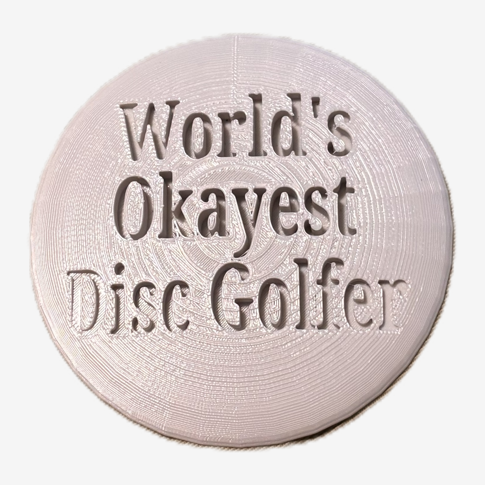 World's Okayest Disc Golfer Disc Golf Mini