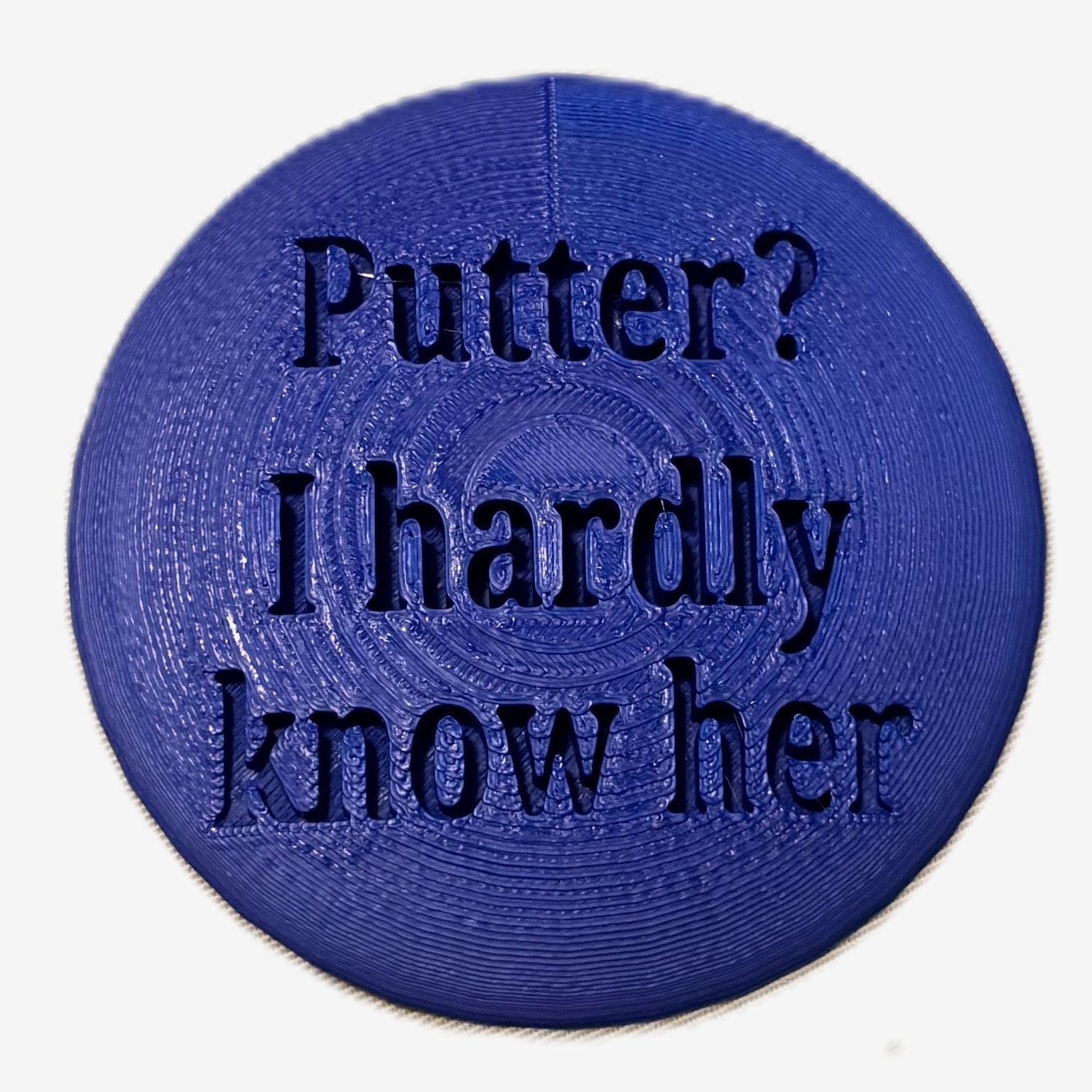Putter? I Hardly Know Her