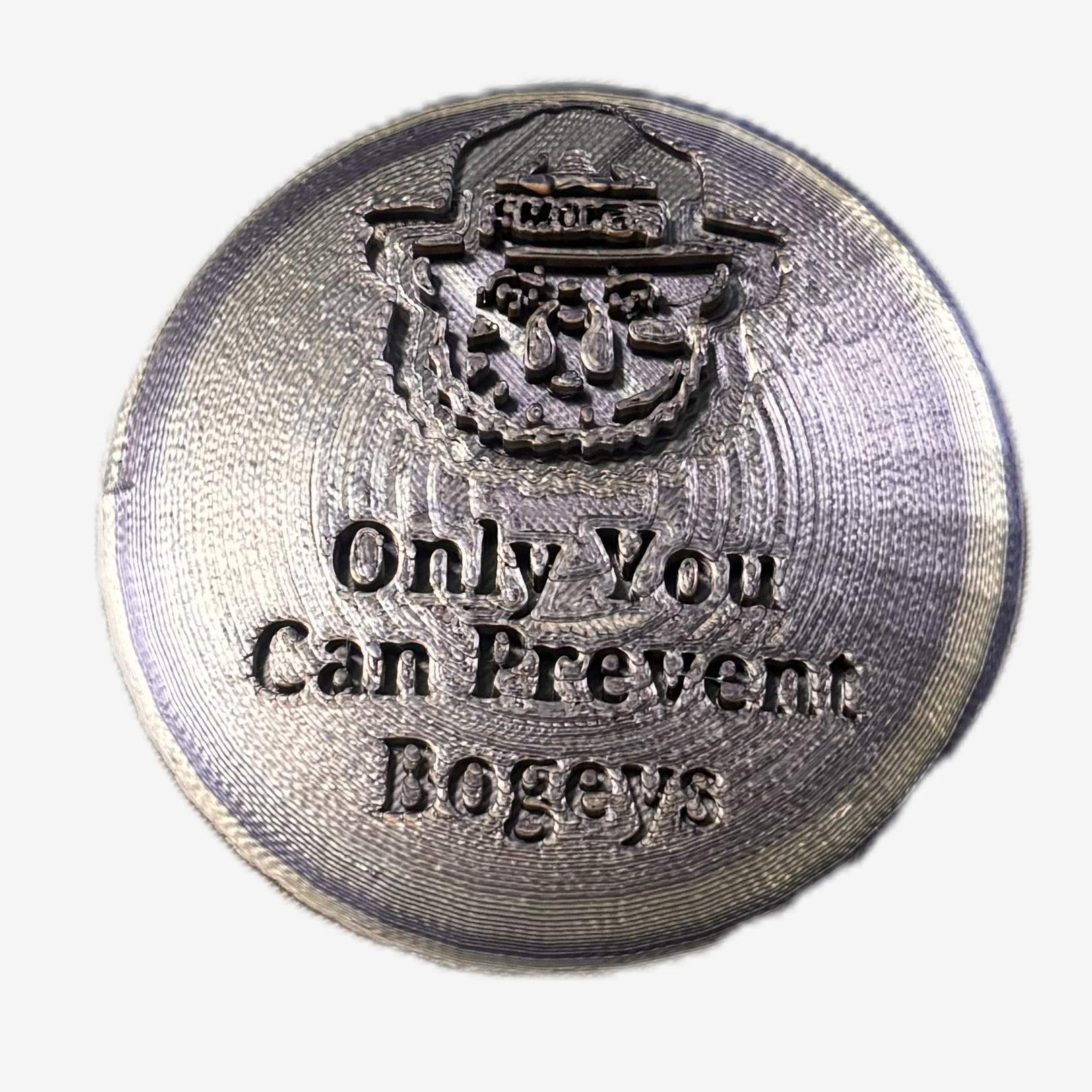 Only You Can Prevent Bogeys Disc Golf Mini