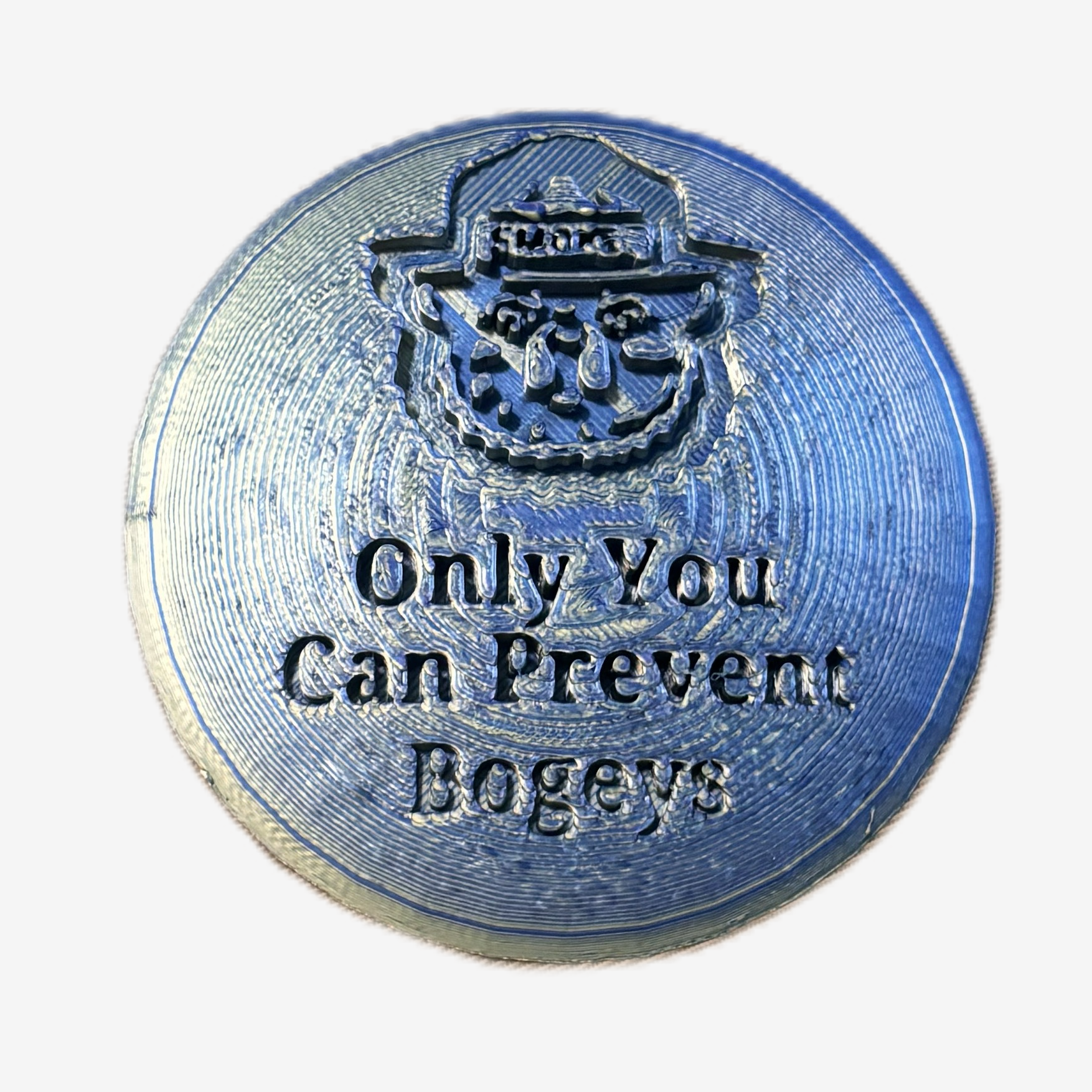 Only You Can Prevent Bogeys Disc Golf Mini