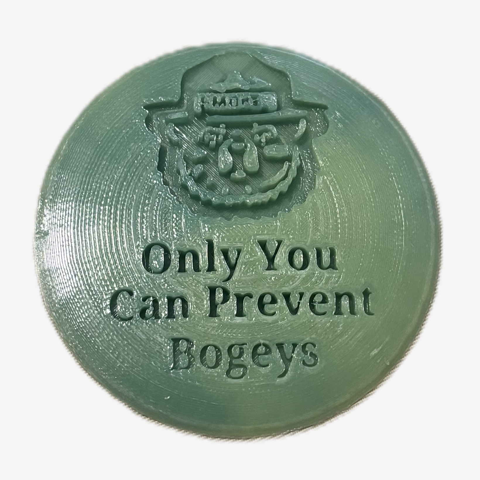 Only You Can Prevent Bogeys Disc Golf Mini