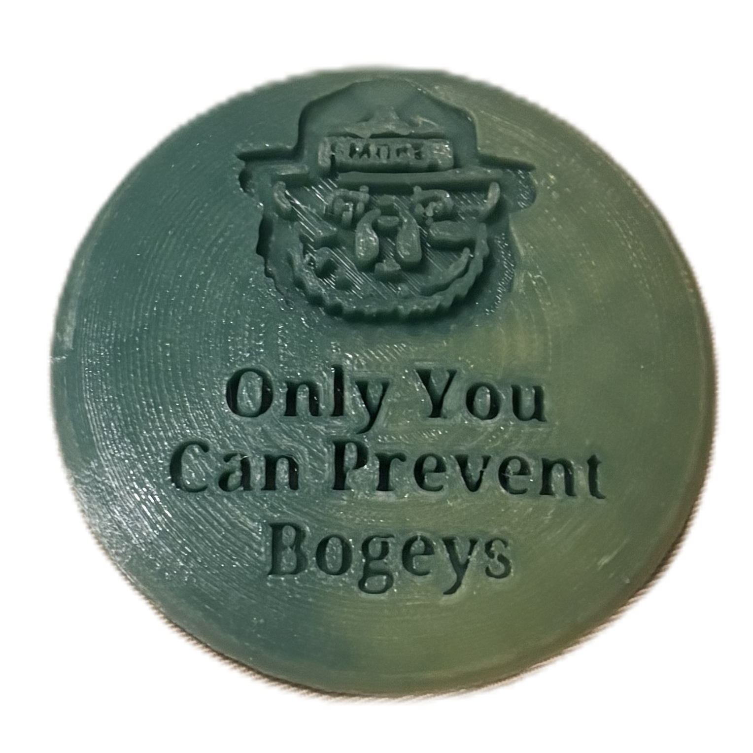 Only You Can Prevent Bogeys Disc Golf Mini