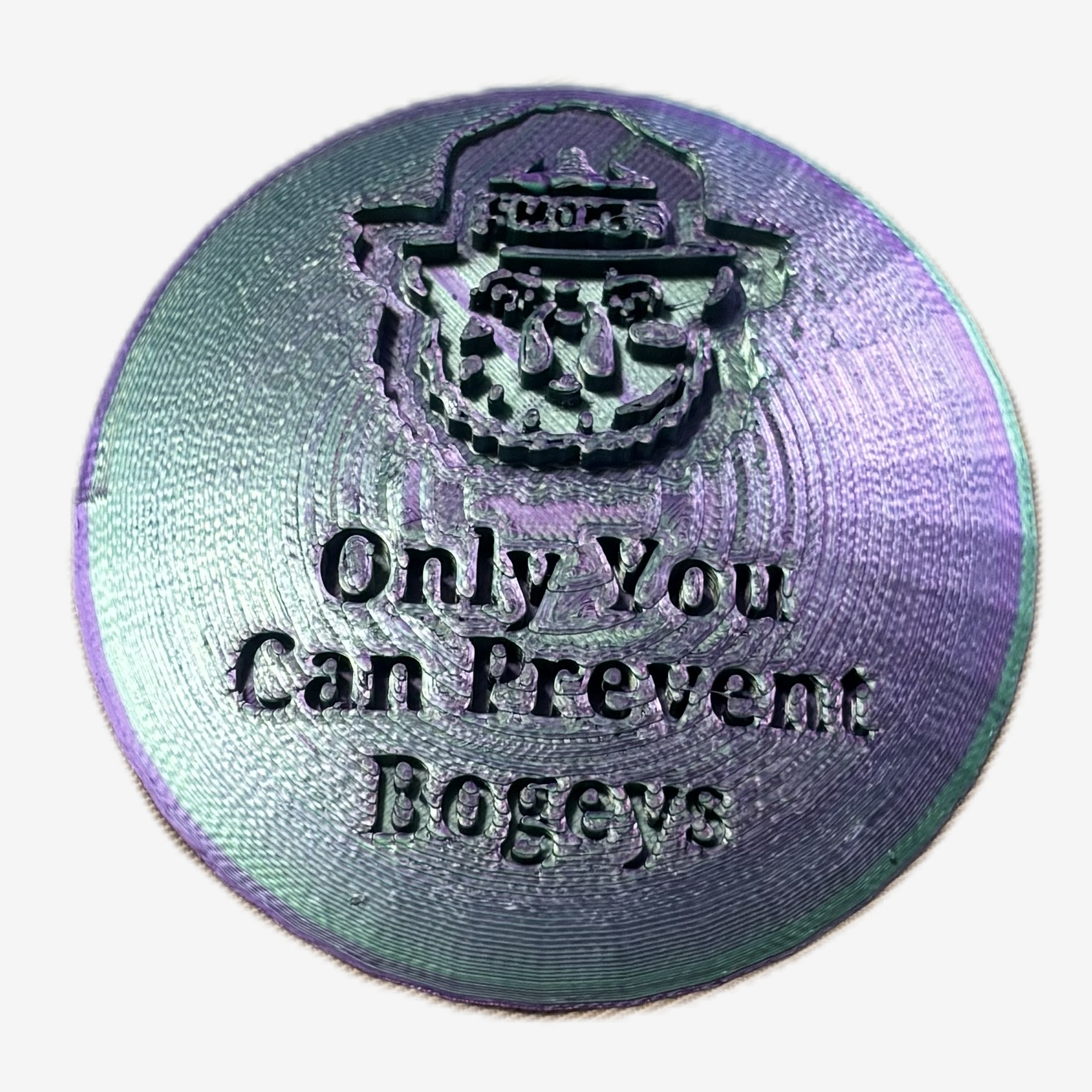 Only You Can Prevent Bogeys Disc Golf Mini