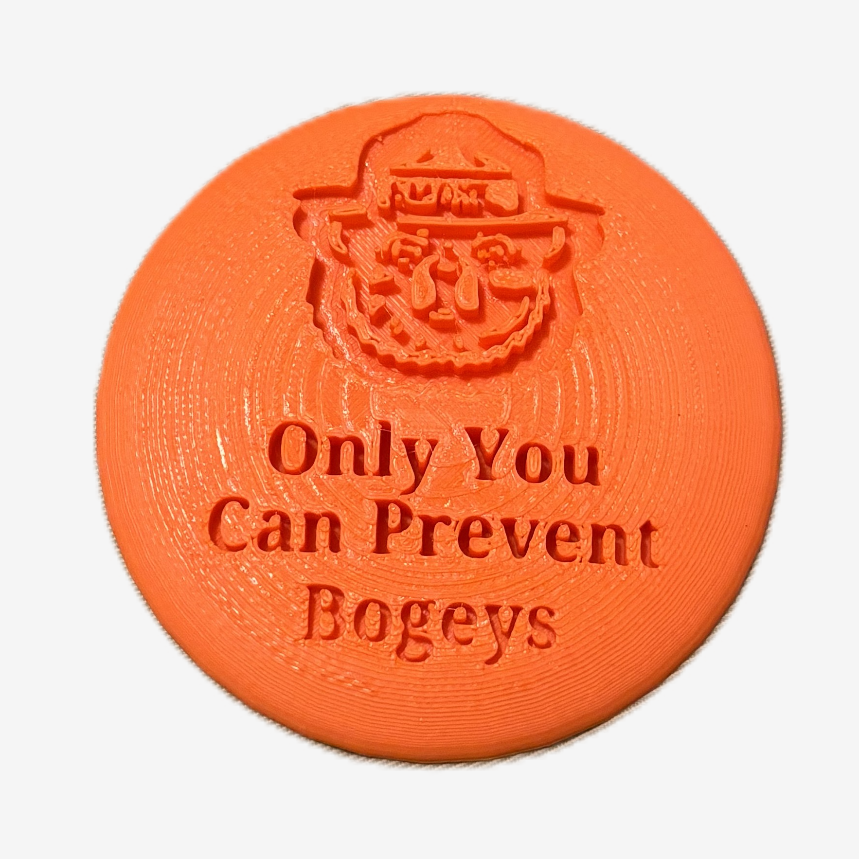 Only You Can Prevent Bogeys Disc Golf Mini
