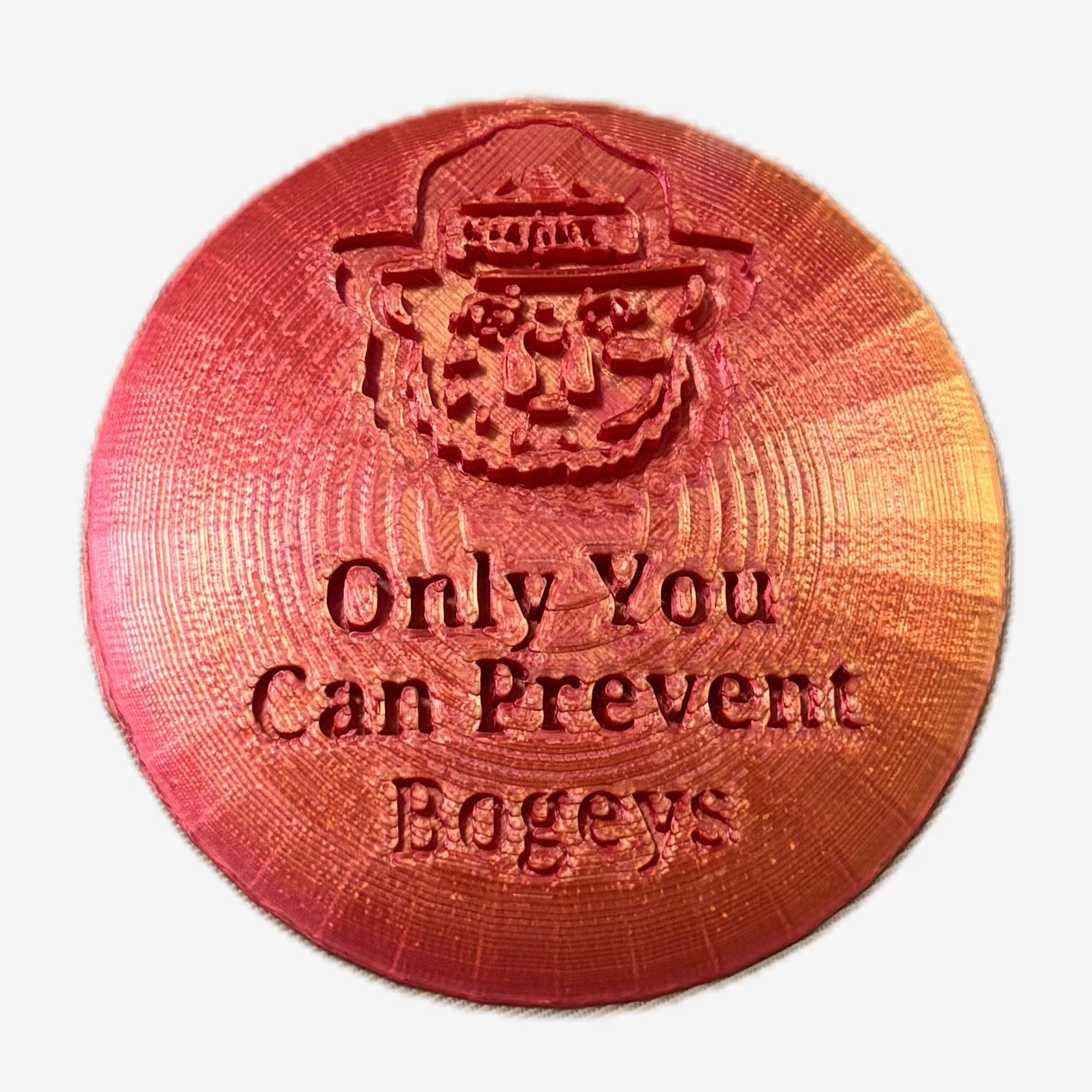 Only You Can Prevent Bogeys Disc Golf Mini