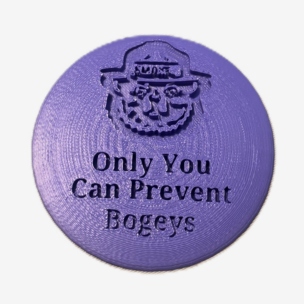 Only You Can Prevent Bogeys Disc Golf Mini