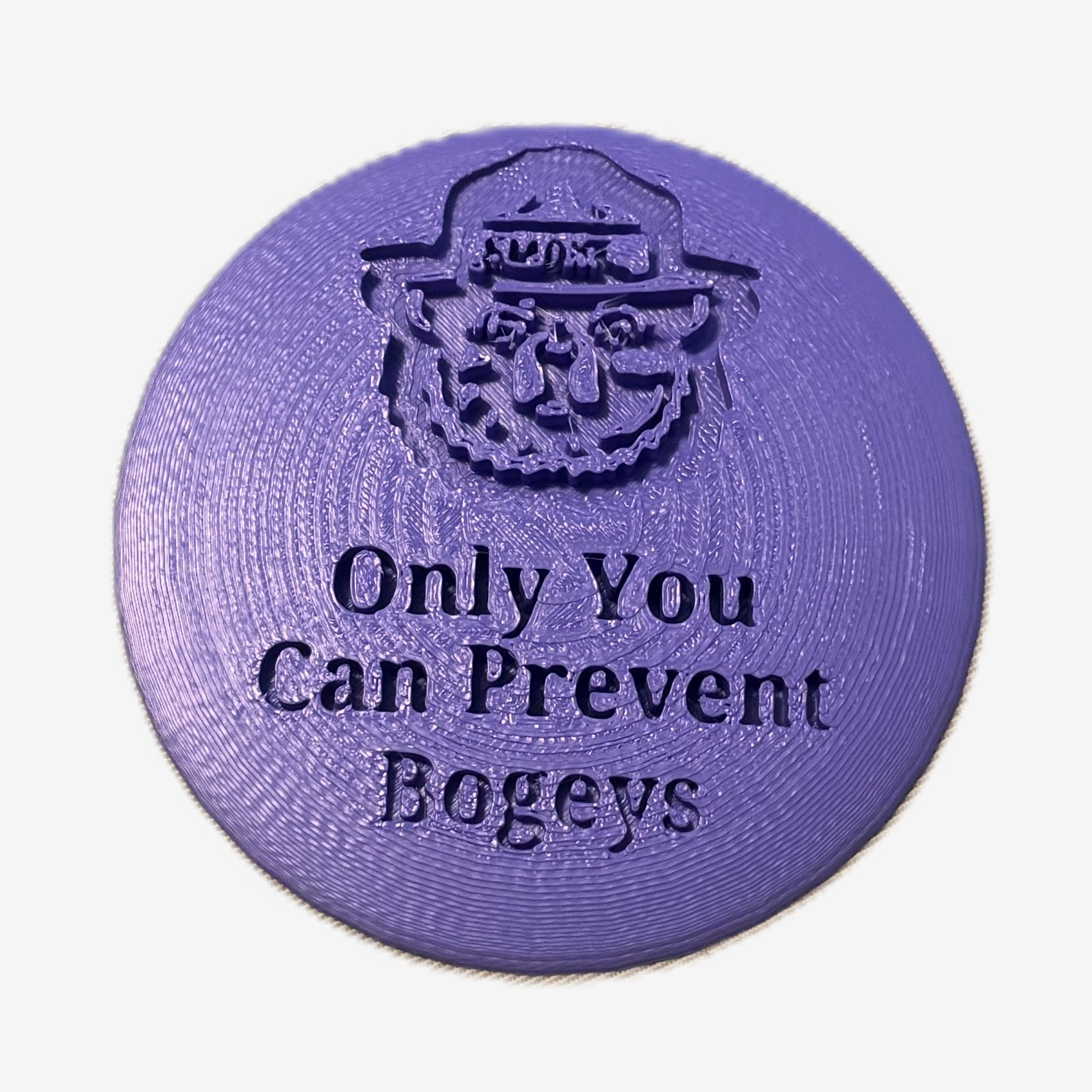 Only You Can Prevent Bogeys Disc Golf Mini