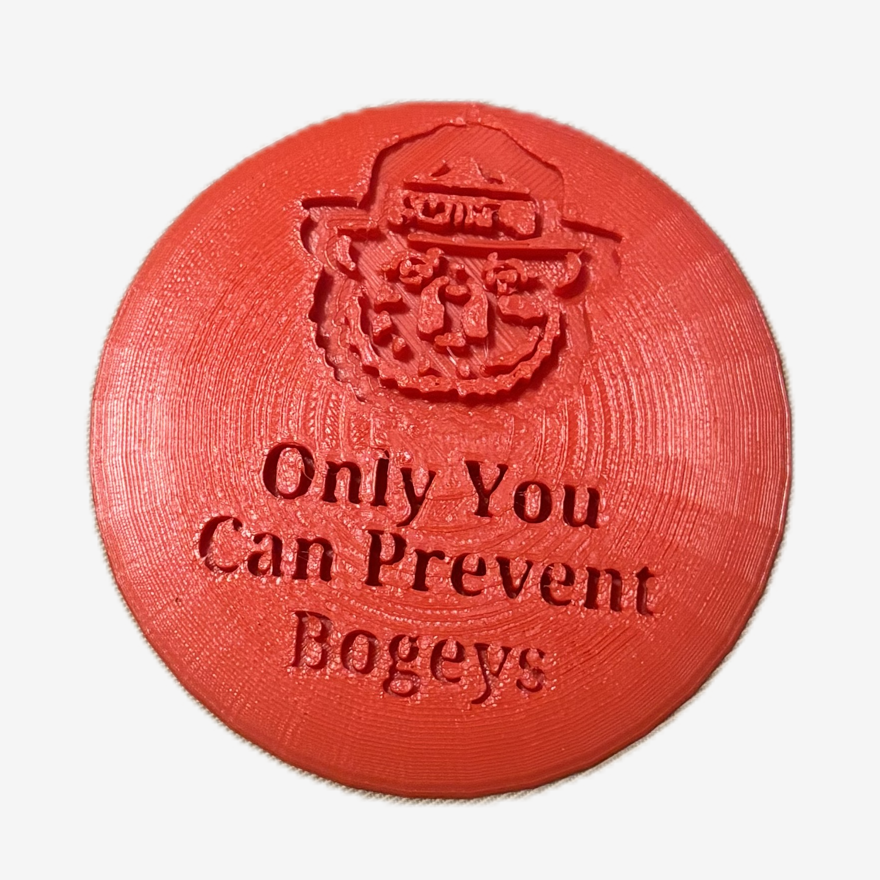 Only You Can Prevent Bogeys Disc Golf Mini