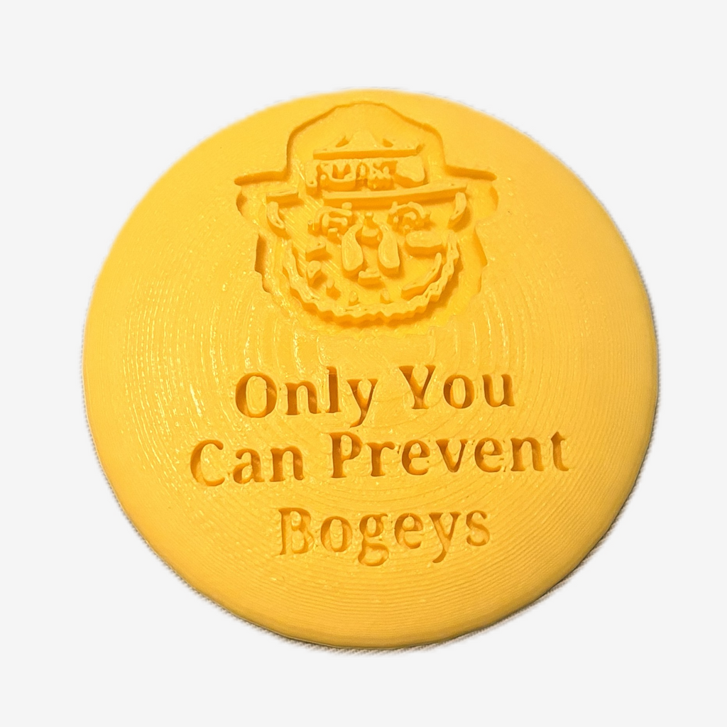 Only You Can Prevent Bogeys Disc Golf Mini