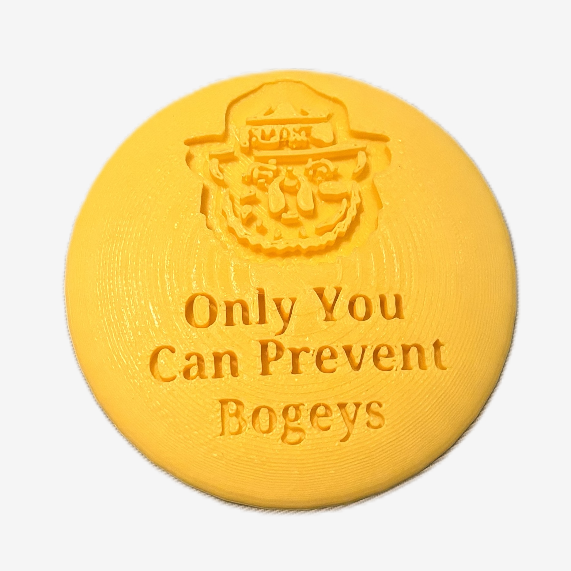 Only You Can Prevent Bogeys Disc Golf Mini
